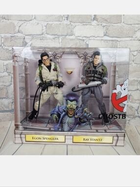Ghostbusters II Ray Stantz Egon Spengler 12" Figures 2010 Mattel NIB Rare